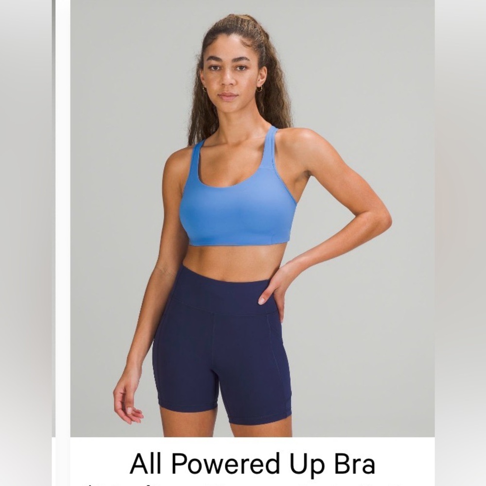 Lululemon Athletica Sky Blue Sports Bra